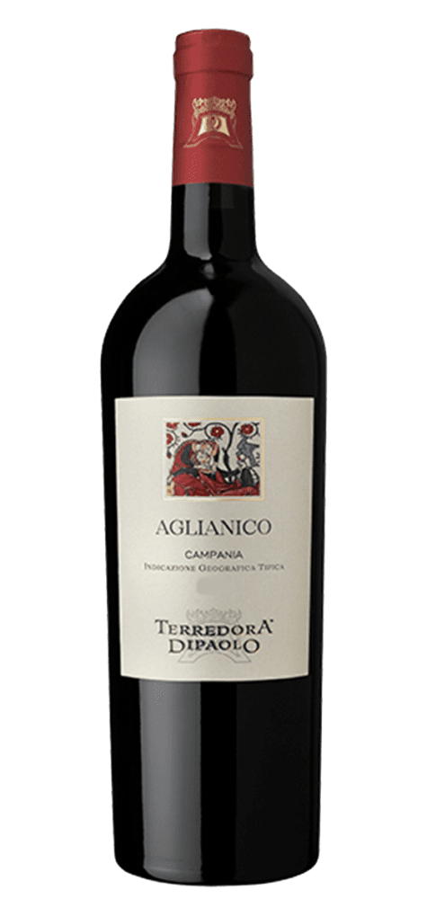 Aglianico red wine bottle