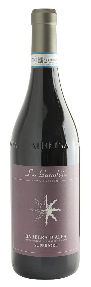 La Ganghija Barbera d'Alba wine bottle