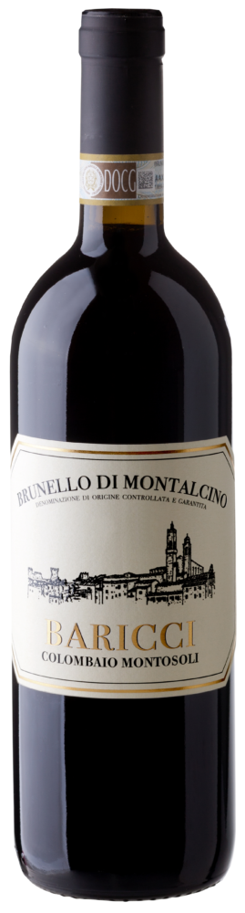 Bottle of Brunello di Montalcino red wine