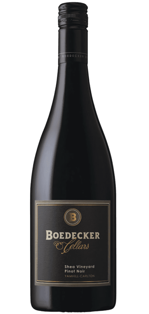 Boedecker Cellars Pinot Noir wine bottle