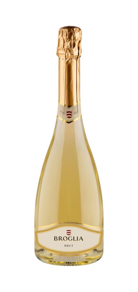 Bottle of Broglia Brut sparkling wine