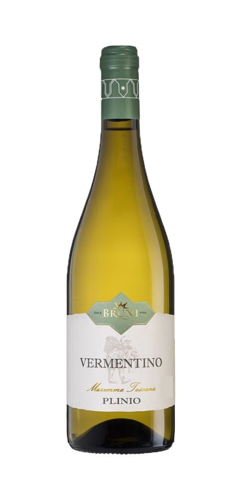 Bottle of Vermentino white wine