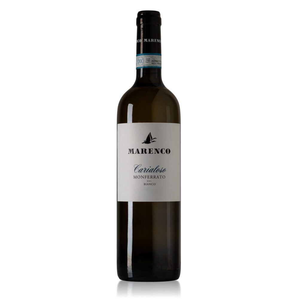 Full bottle of Carialoso Monferrato Bianco