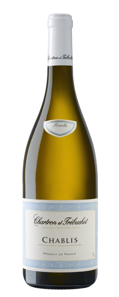 Bottle of Chablis white wine