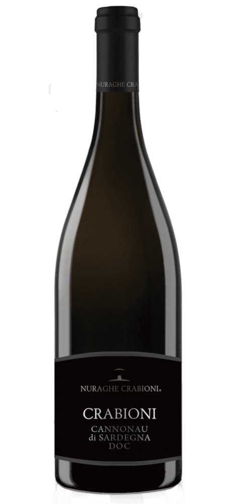 Bottle of Crabioni Cannonau Sardinian wine