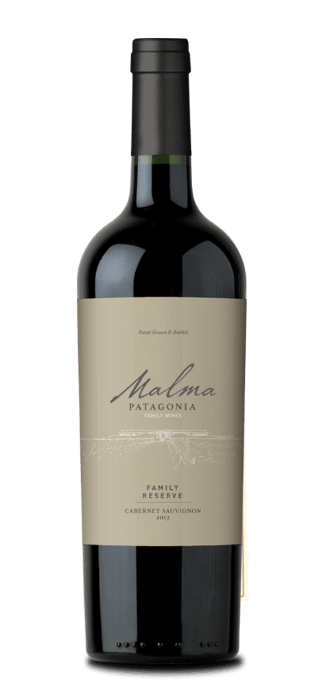 Bottle of Malma Patagonia Cabernet Sauvignon wine