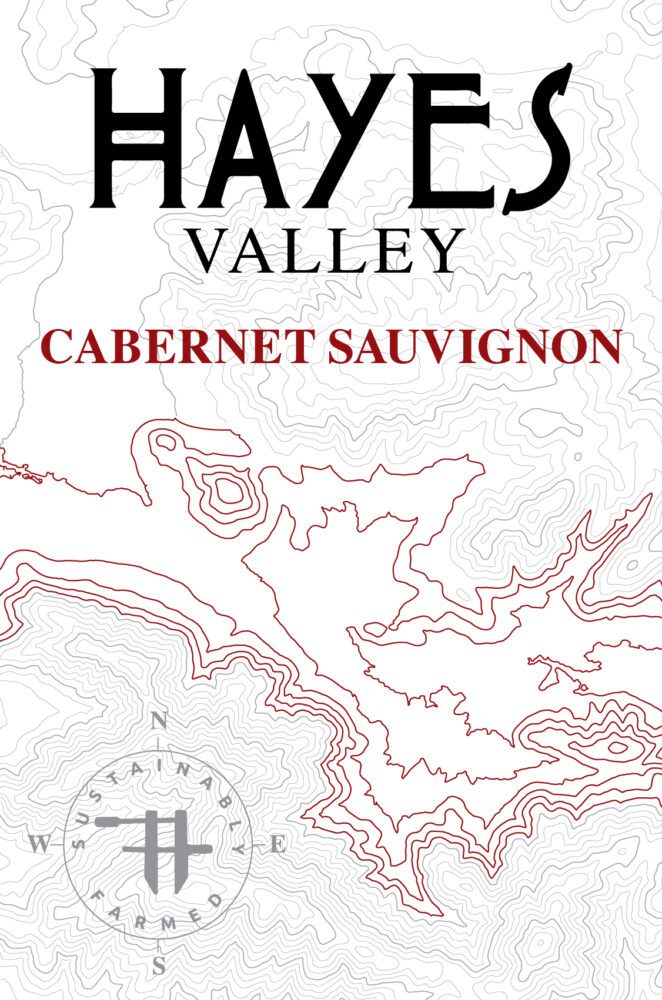 Hayes Valley Cabernet Sauvignon wine label