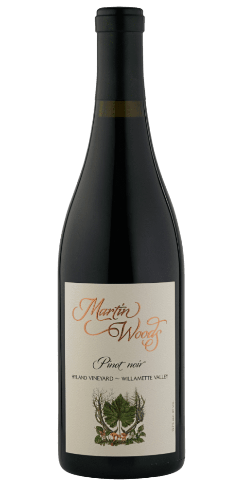 Martin Woods Pinot Noir wine bottle