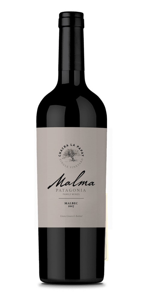 Malma Patagonia Malbec wine bottle