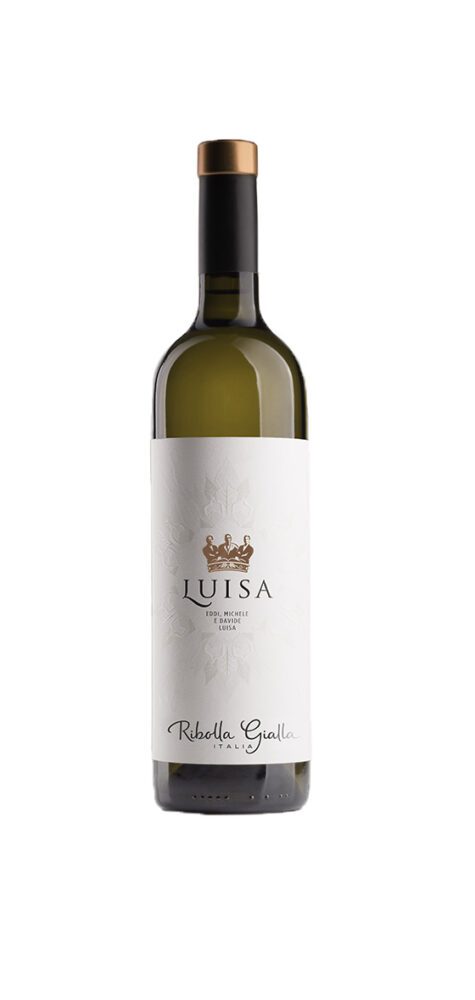 Bottle of Luisa Ribolla Gialla wine
