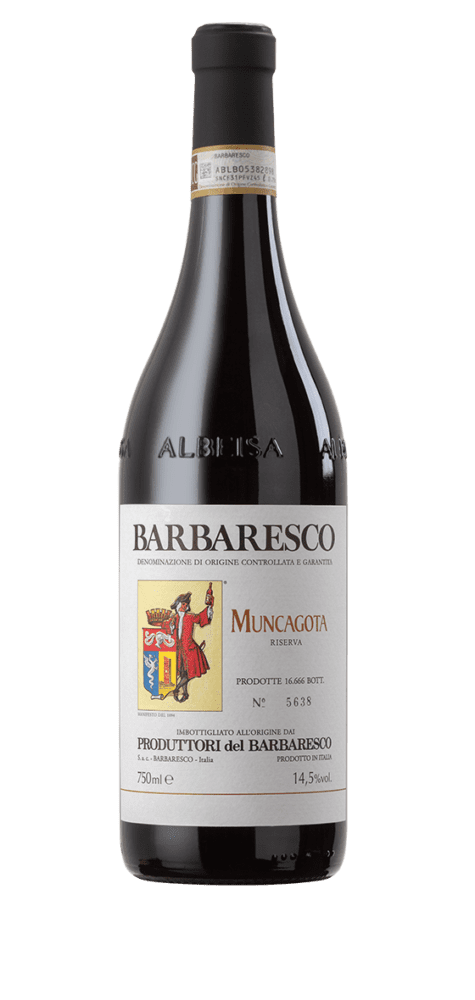 Barbaresco Muncagota red wine bottle