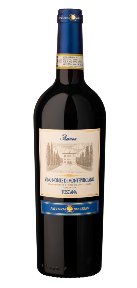 Bottle of Tuscan red wine