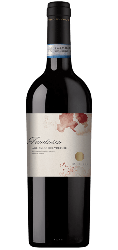 Bottle of Teodosio red wine