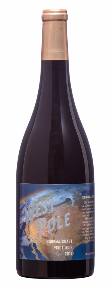 Bottle of West Pole Sonoma Coast Pinot Noir