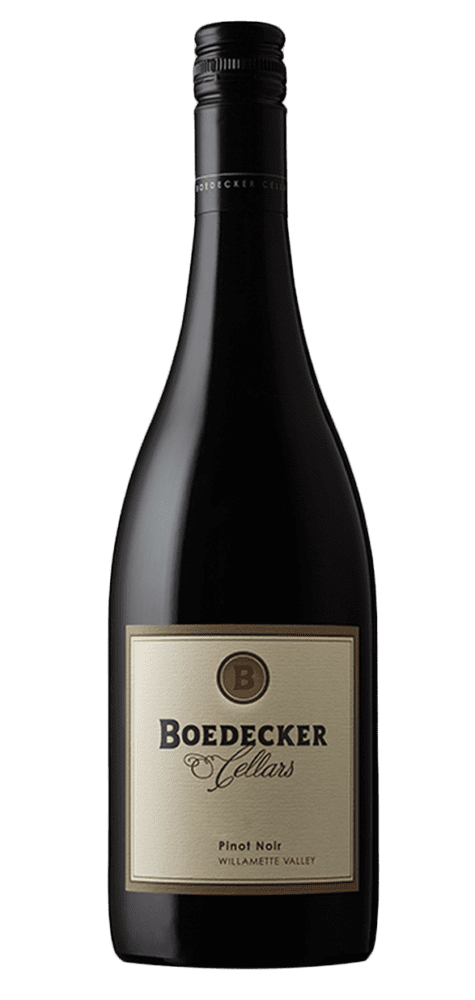 Bottle of Boedecker Cellars Pinot Noir