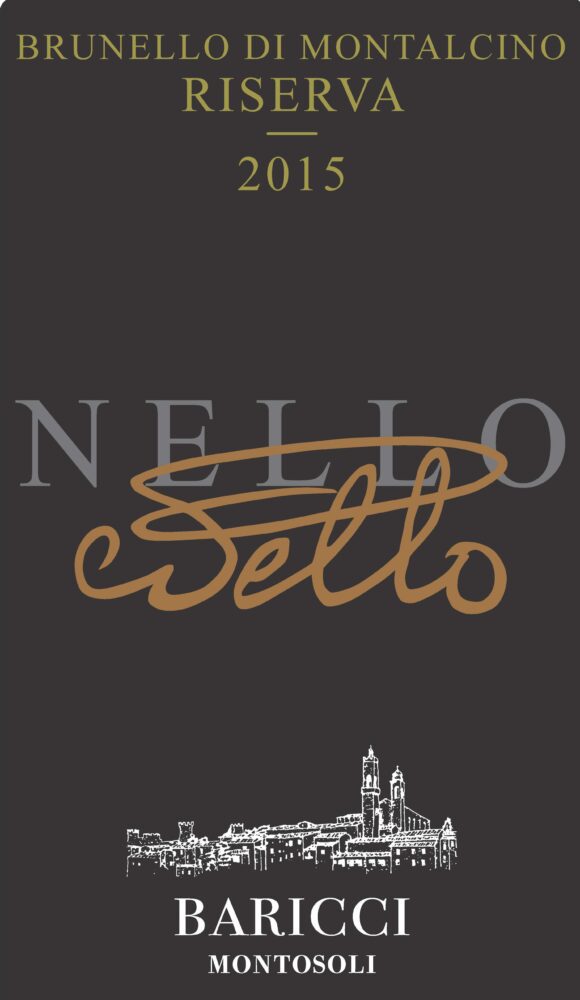 Brunello di Montalcino Riserva 2015 wine label