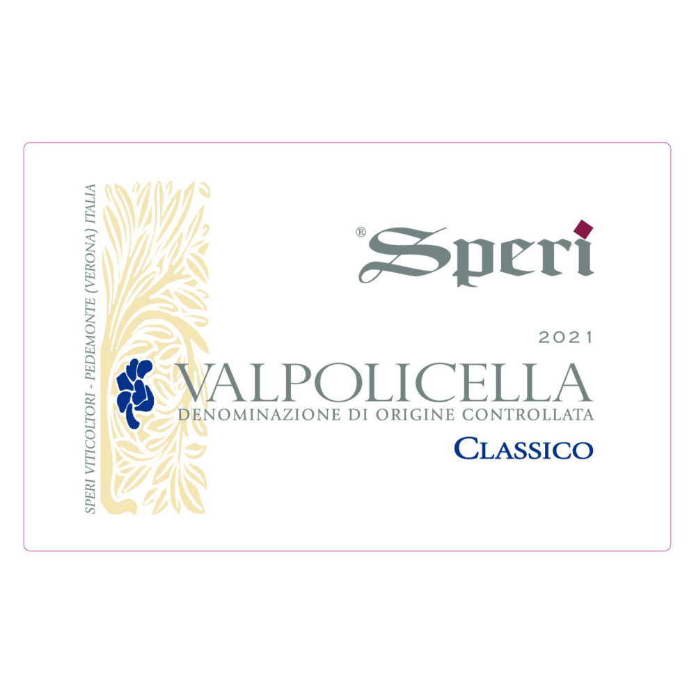 Speri Valpolicella Classico wine label